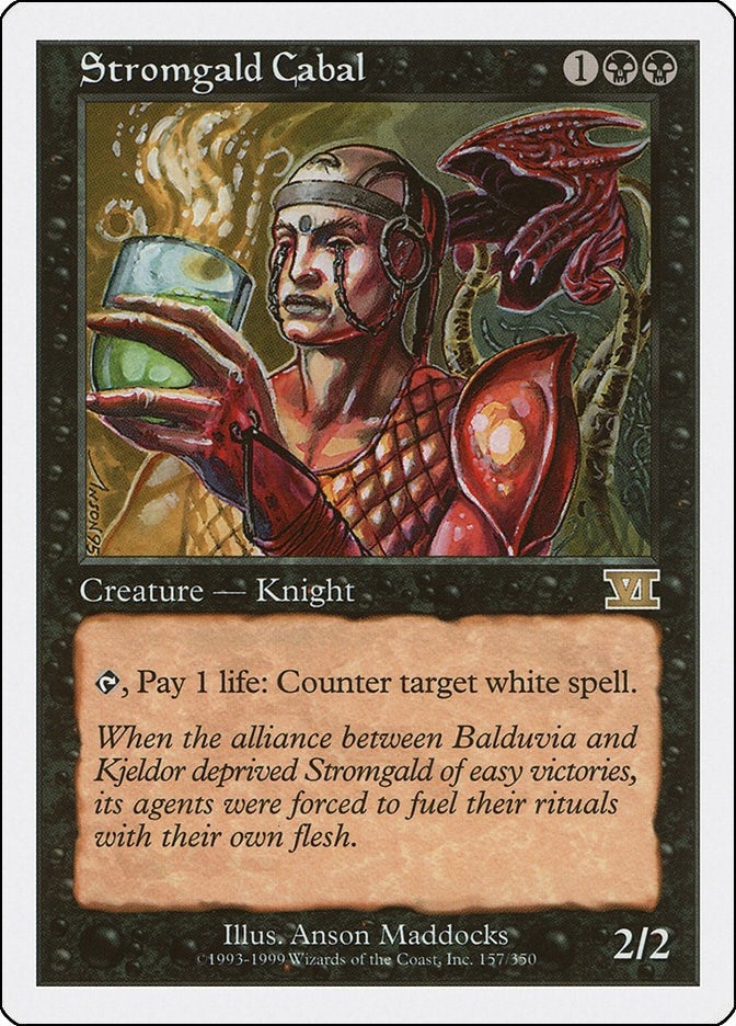 Image for Stromgald Cabal (157) [Classic Sixth Edition] - Magic: The Gathering