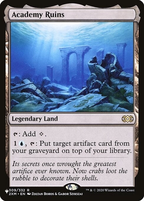 Image for Academy Ruins (309) [The List Reprints] - Magic: The Gathering
