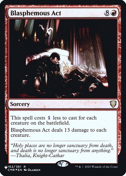 Blasphemous Act (162) [The List Reprints]