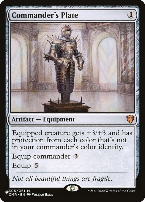 Image for Commander's Plate (305/361) [The List Reprints] - Magic: The Gathering