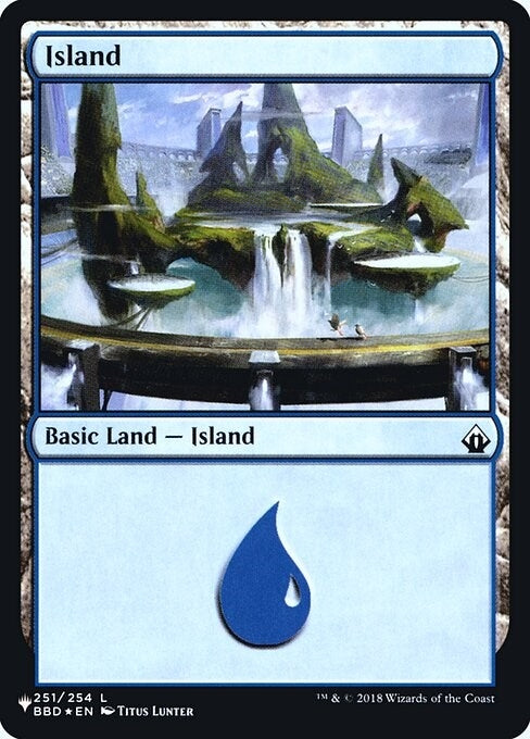 Image for Island (BBD) (251) [The List Reprints] - Magic: The Gathering