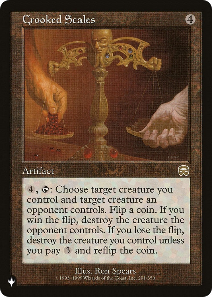 Image for Crooked Scales (291) [The List Reprints] - Magic: The Gathering
