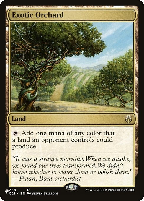 Image for Exotic Orchard (C21) (288) [The List Reprints] - Magic: The Gathering