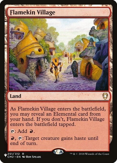 Image for Flamekin Village (CM2) (251) [The List Reprints] - Magic: The Gathering