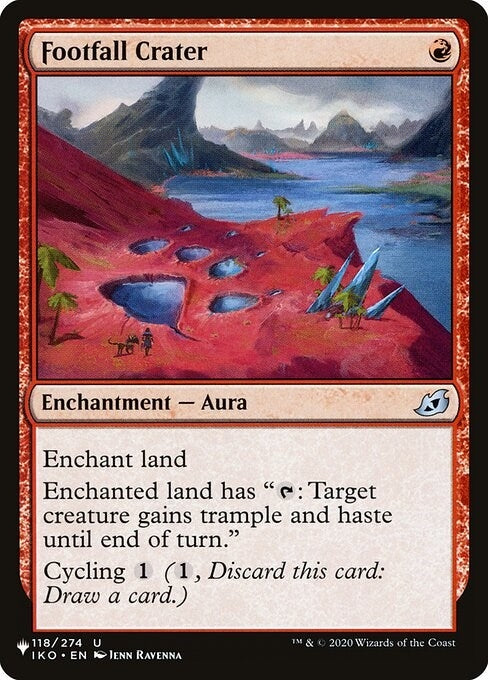 Image for Footfall Crater (118) [The List Reprints] - Magic: The Gathering