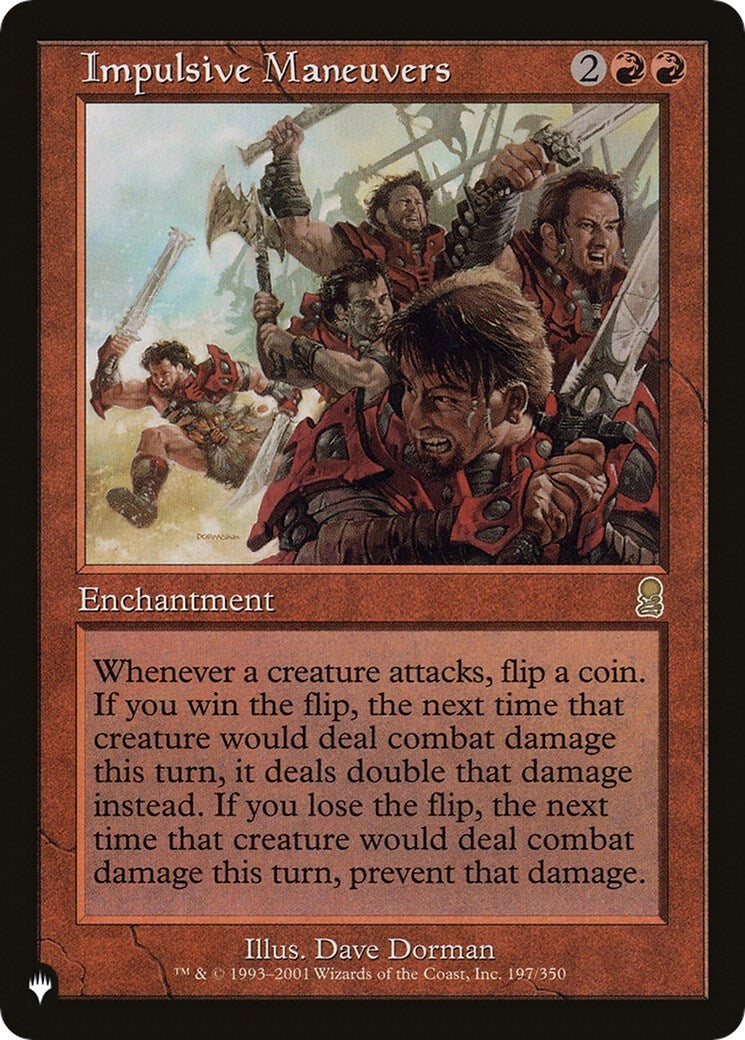 Impulsive Maneuvers (197) [The List Reprints]