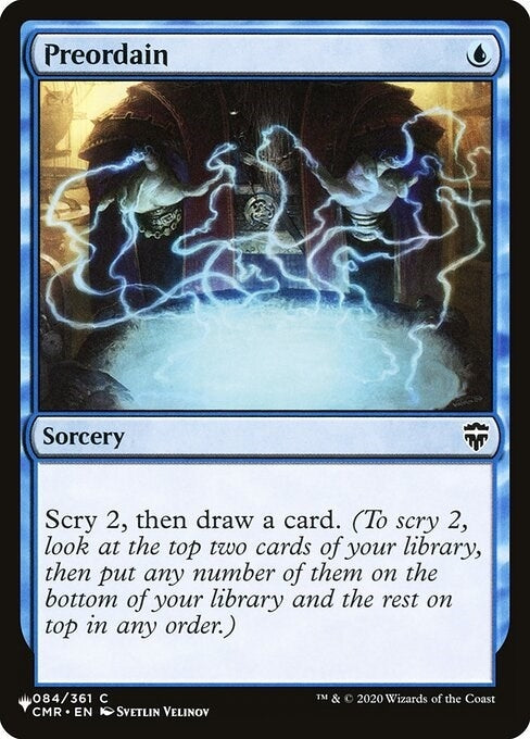 Image for Preordain (CMR) (84) [The List Reprints] - Magic: The Gathering