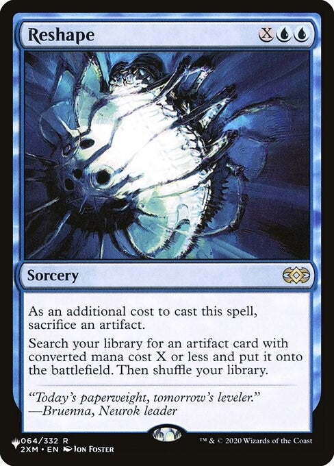 Image for Reshape (2XM) (64) [The List Reprints] - Magic: The Gathering