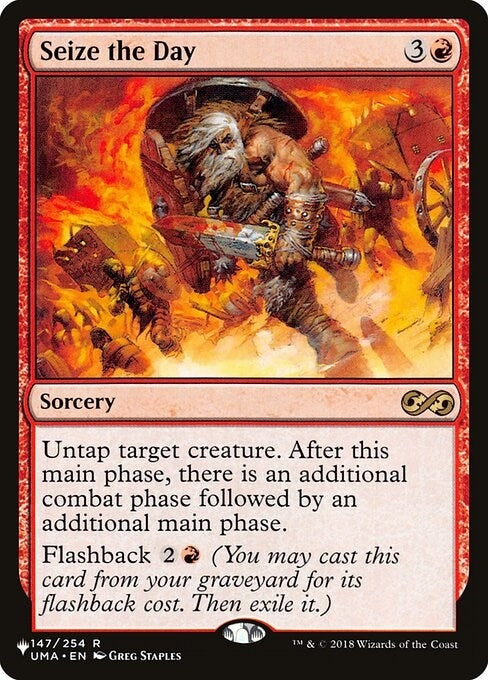 Image for Seize the Day (147) [The List Reprints] - Magic: The Gathering