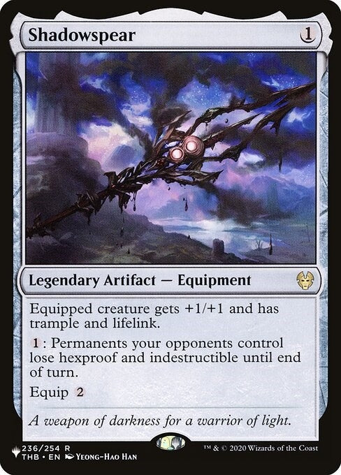 Image for Shadowspear (236) [The List Reprints] - Magic: The Gathering