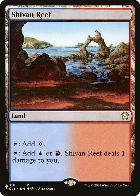Image for Shivan Reef (316) [The List Reprints] - Magic: The Gathering