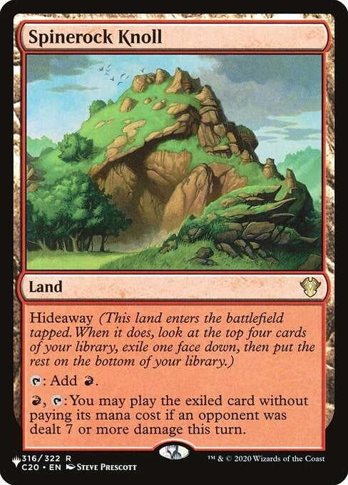 Image for Spinerock Knoll (316) [The List Reprints] - Magic: The Gathering