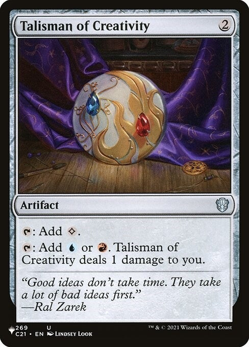 Image for Talisman of Creativity (269) [The List Reprints] - Magic: The Gathering