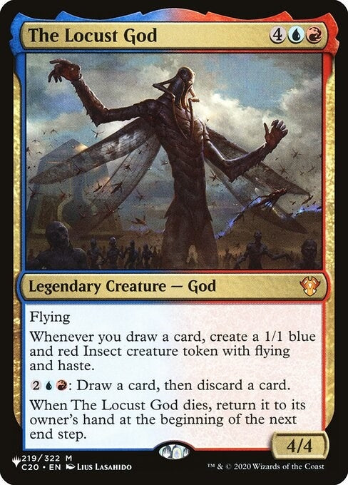 Image for The Locust God (219) [The List Reprints] - Magic: The Gathering