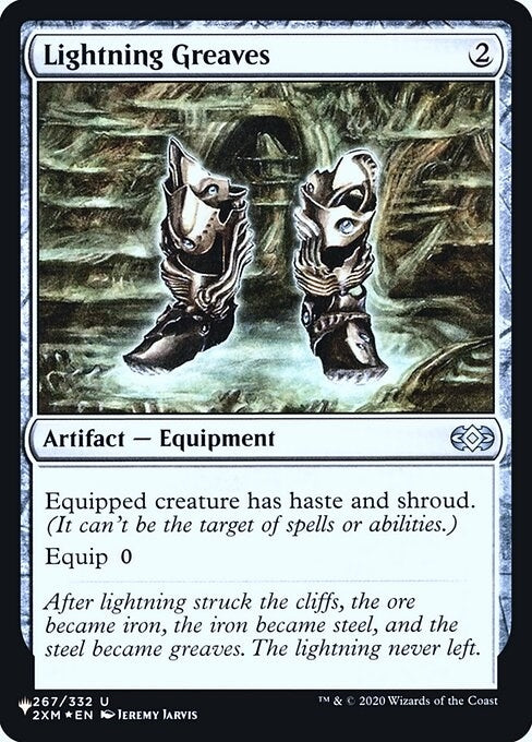 Image for Lightning Greaves (2XM) (267) [The List Reprints] - Magic: The Gathering