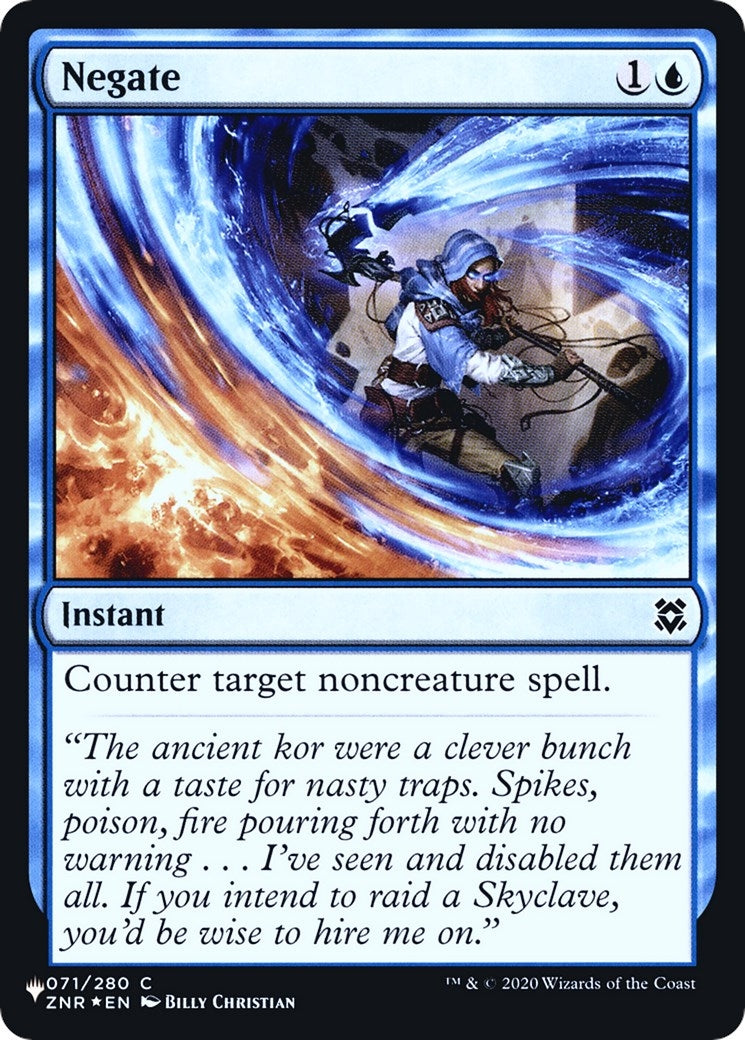 Image for Negate (ZNR) (71) [The List Reprints] - Magic: The Gathering