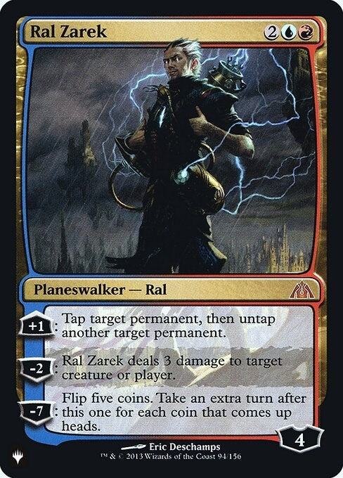 Image for Ral Zarek (94) [The List Reprints] - Magic: The Gathering