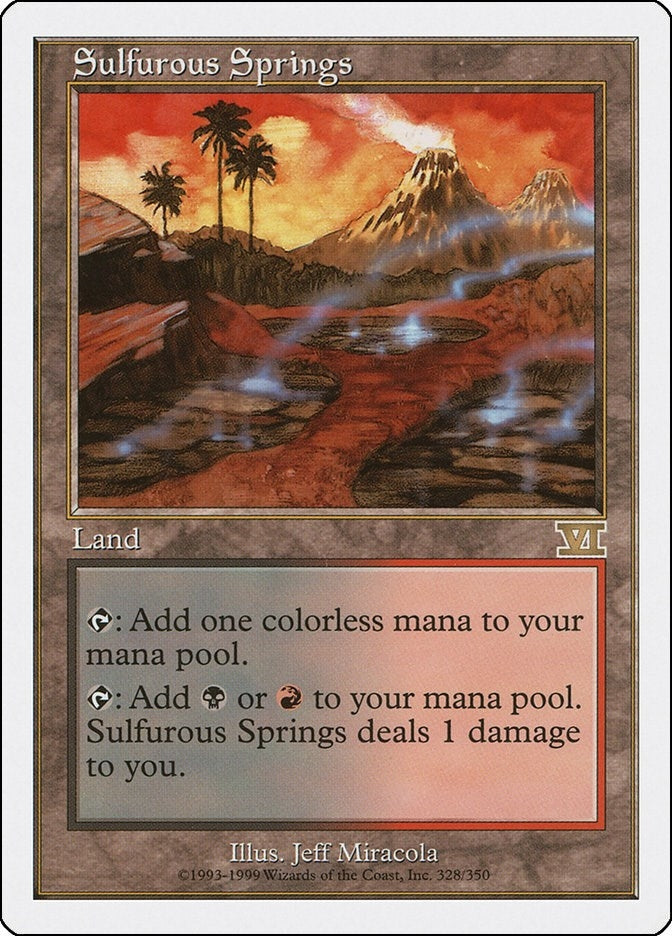 Image for Sulfurous Springs (328) [Classic Sixth Edition] - Magic: The Gathering