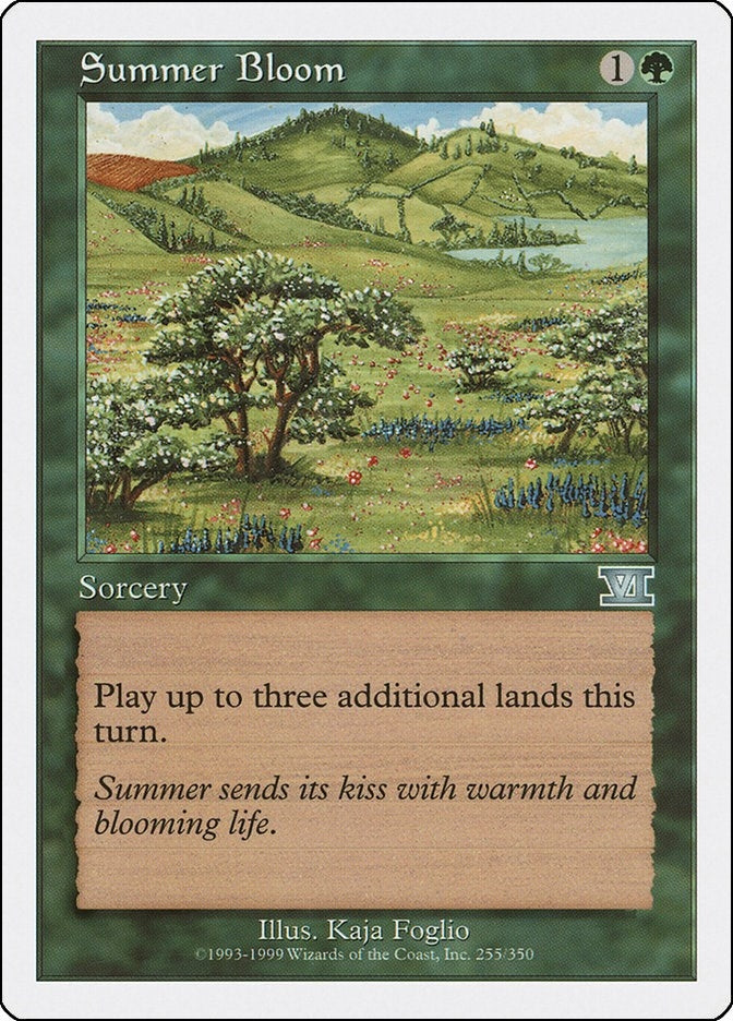 Image for Summer Bloom (255) [Classic Sixth Edition] - Magic: The Gathering