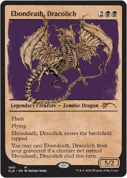Image for Ebondeath, Dracolich (Showcase) (1014) [Secret Lair Drop Series] - Magic: The Gathering