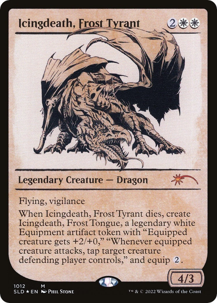 Image for Icingdeath, Frost Tyrant (Showcase) (1012) [Secret Lair Drop Series] - Magic: The Gathering