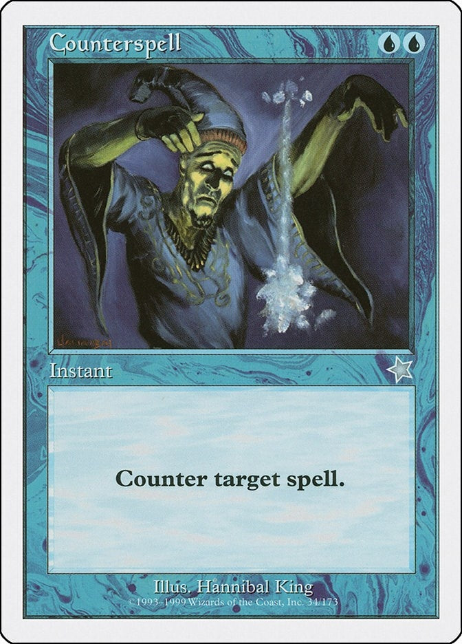 Image for Counterspell (34) [Starter 1999] - Magic: The Gathering