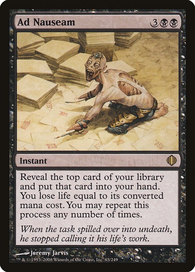 Image for Ad Nauseam (63) [Shards of Alara] - Magic: The Gathering