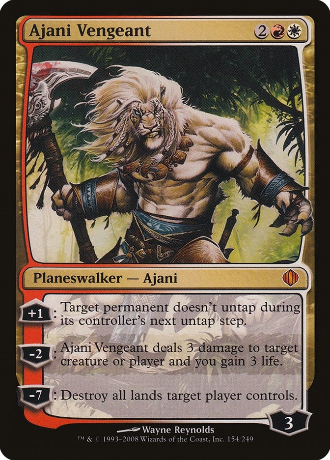 Image for Ajani Vengeant (154) [Shards of Alara] - Magic: The Gathering