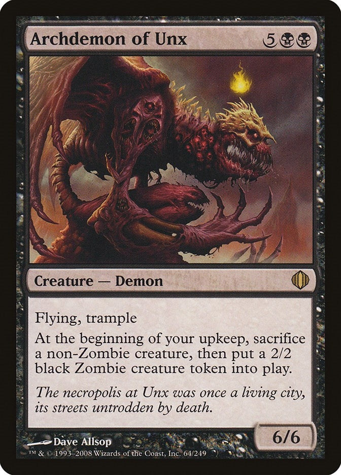 Image for Archdemon of Unx (64) [Shards of Alara] - Magic: The Gathering