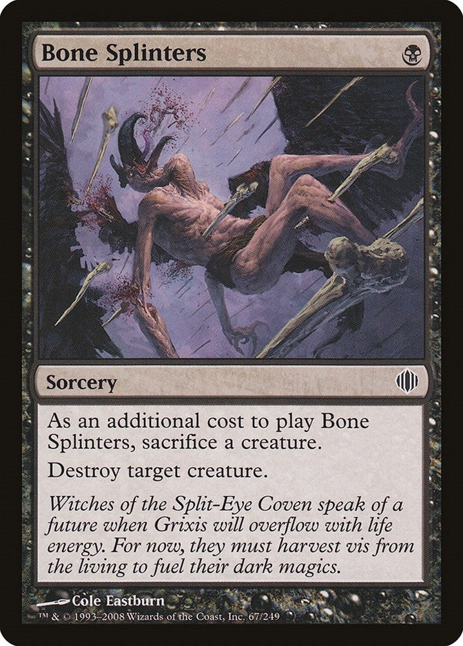 Image for Bone Splinters (67) [Shards of Alara] - Magic: The Gathering