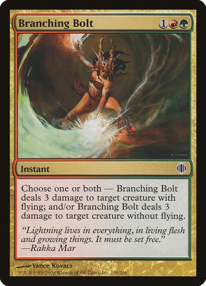 Image for Branching Bolt (158) [Shards of Alara] - Magic: The Gathering