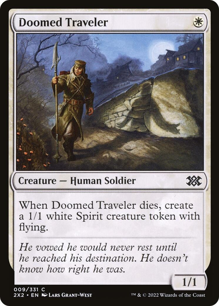 Image for Doomed Traveler (9) [Double Masters 2022] - Magic: The Gathering