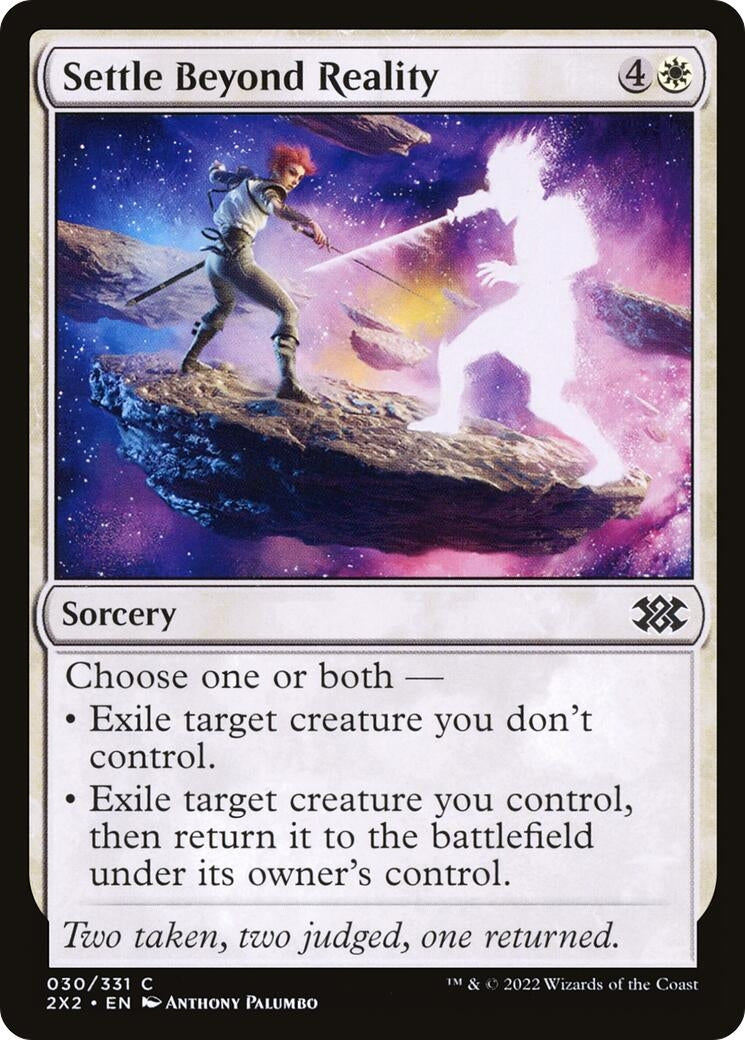 Image for Settle Beyond Reality (30) [Double Masters 2022] - Magic: The Gathering