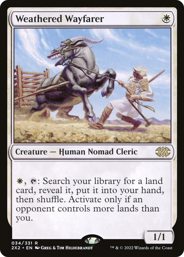 Image for Weathered Wayfarer (34) [Double Masters 2022] - Magic: The Gathering