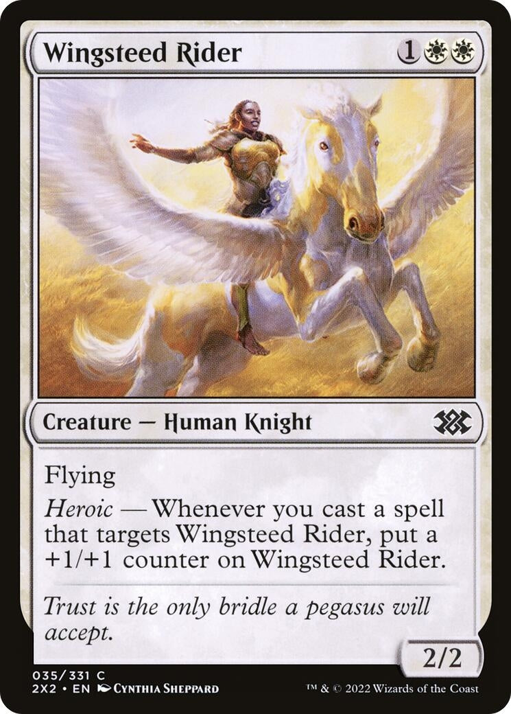 Image for Wingsteed Rider (35) [Double Masters 2022] - Magic: The Gathering