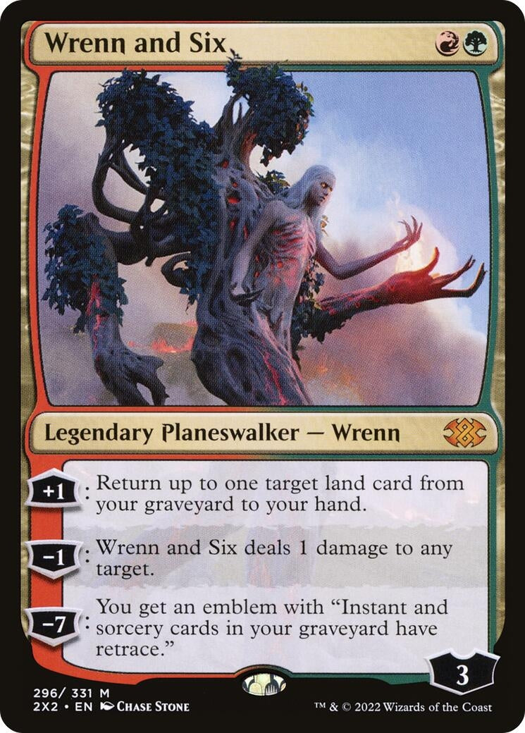 Image for Wrenn and Six (296) [Double Masters 2022] - Magic: The Gathering