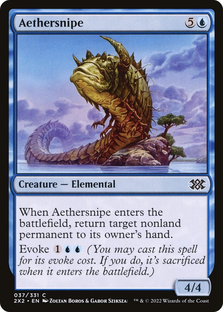 Image for Aethersnipe (37) [Double Masters 2022] - Magic: The Gathering