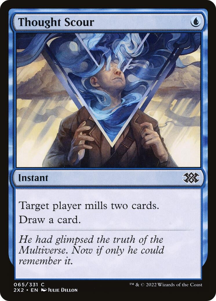 Image for Thought Scour (65) [Double Masters 2022] - Magic: The Gathering