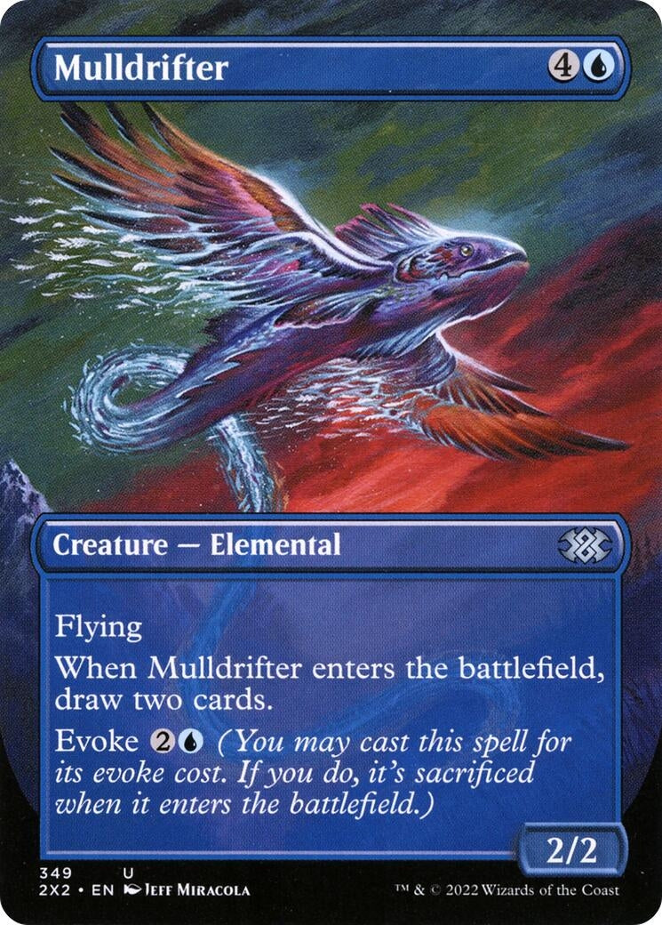 Image for Mulldrifter (Borderless) (349) [Double Masters 2022] - Magic: The Gathering