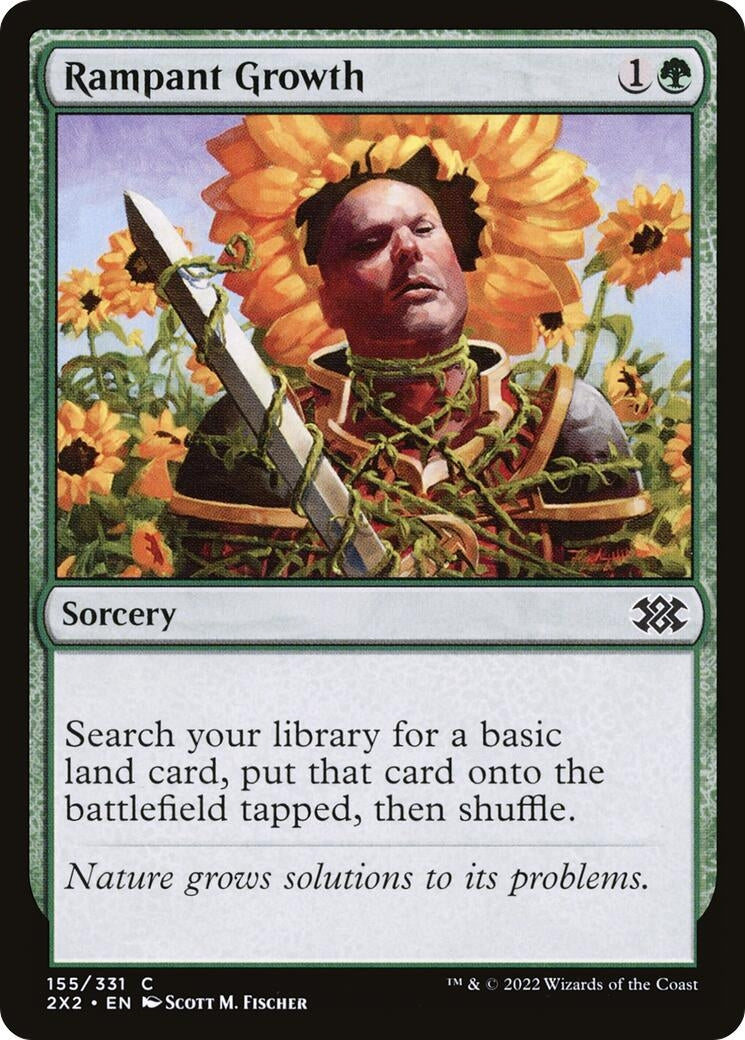 Image for Rampant Growth (155) [Double Masters 2022] - Magic: The Gathering