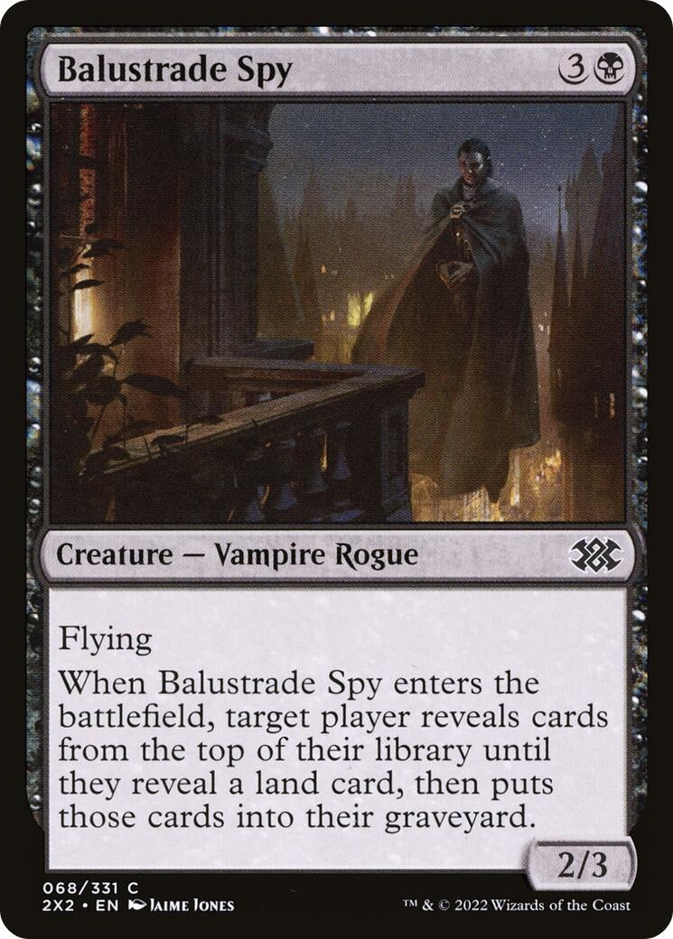 Image for Balustrade Spy (68) [Double Masters 2022] - Magic: The Gathering