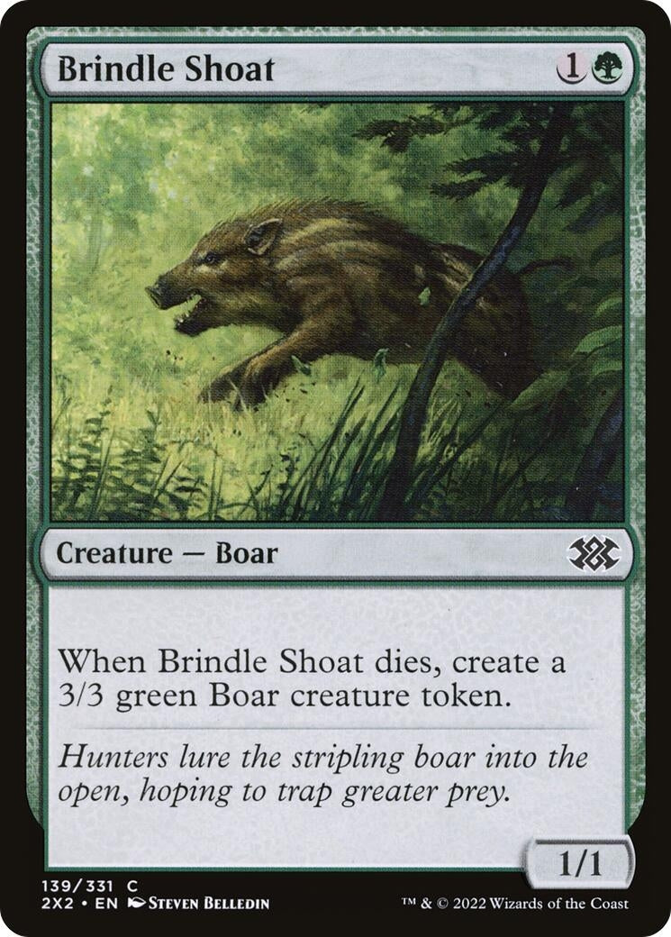 Image for Brindle Shoat (139) [Double Masters 2022] - Magic: The Gathering