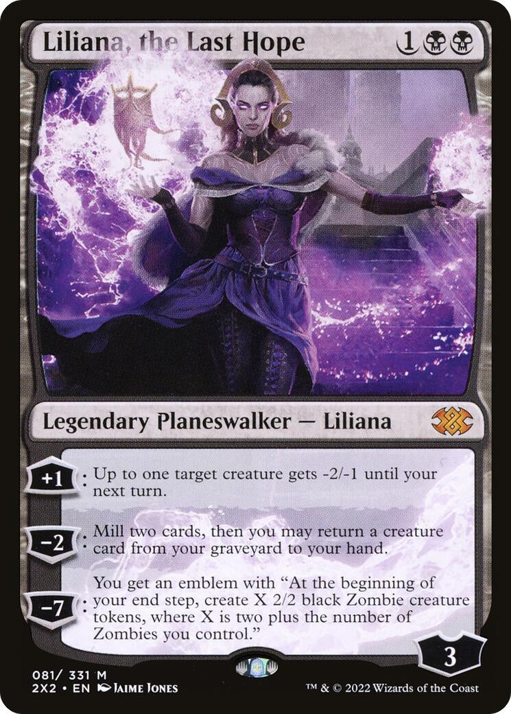 Image for Liliana, the Last Hope (81) [Double Masters 2022] - Magic: The Gathering