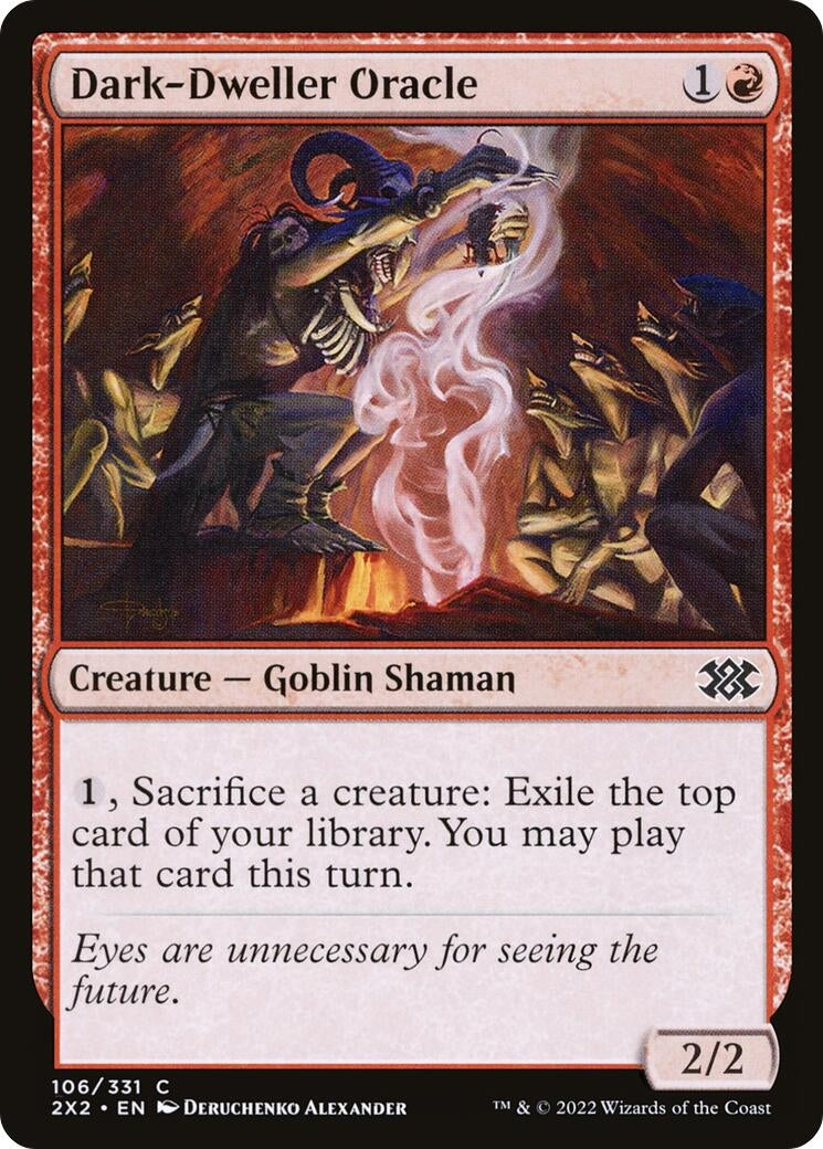 Image for Dark-Dweller Oracle (106) [Double Masters 2022] - Magic: The Gathering