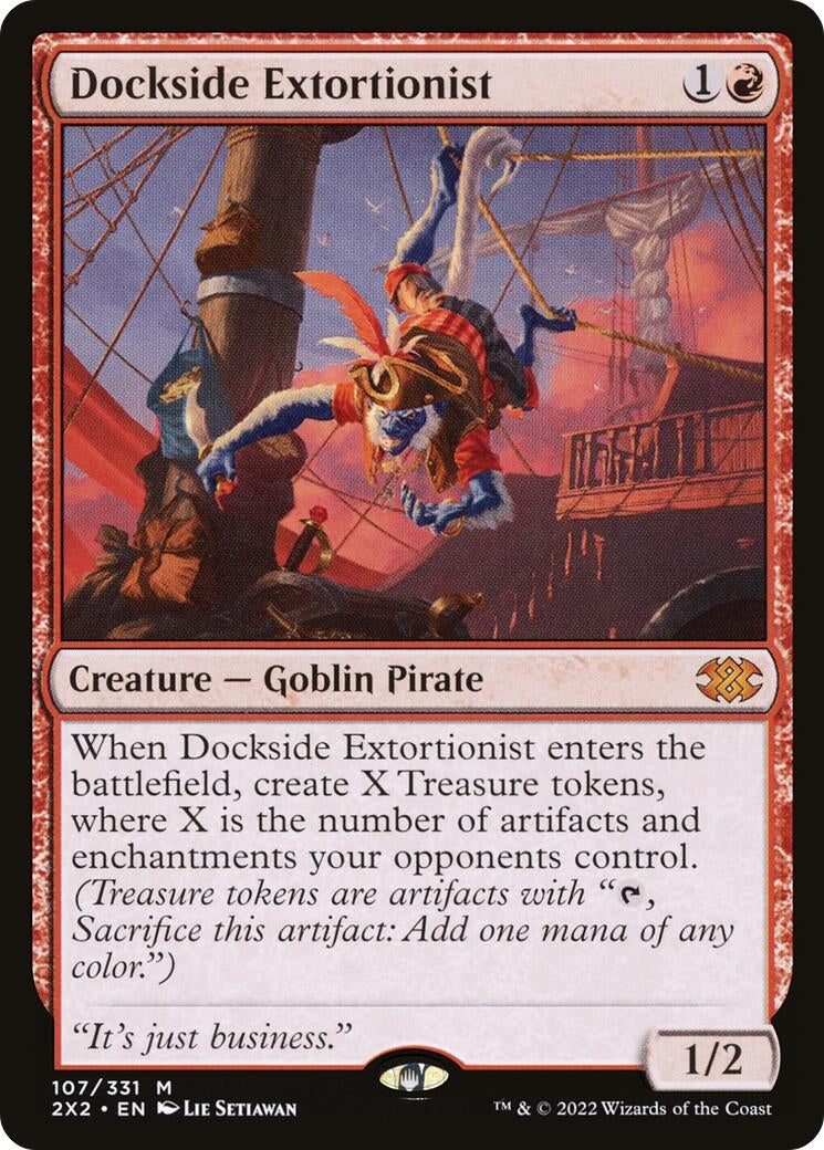 Image for Dockside Extortionist (107) [Double Masters 2022] - Magic: The Gathering