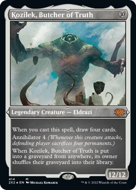 Image for Kozilek, Butcher of Truth (Foil Etched) (414) [Double Masters 2022] - Magic: The Gathering