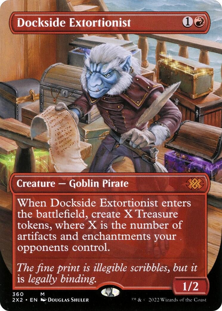 Image for Dockside Extortionist (Borderless) (360) [Double Masters 2022] - Magic: The Gathering