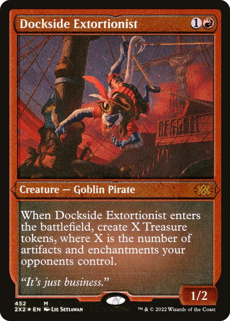 Image for Dockside Extortionist (Foil Etched) (452) [Double Masters 2022] - Magic: The Gathering