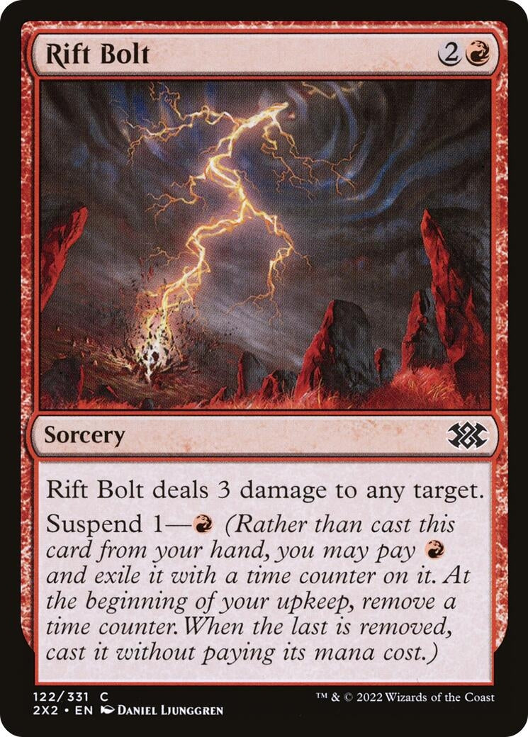 Image for Rift Bolt (122) [Double Masters 2022] - Magic: The Gathering