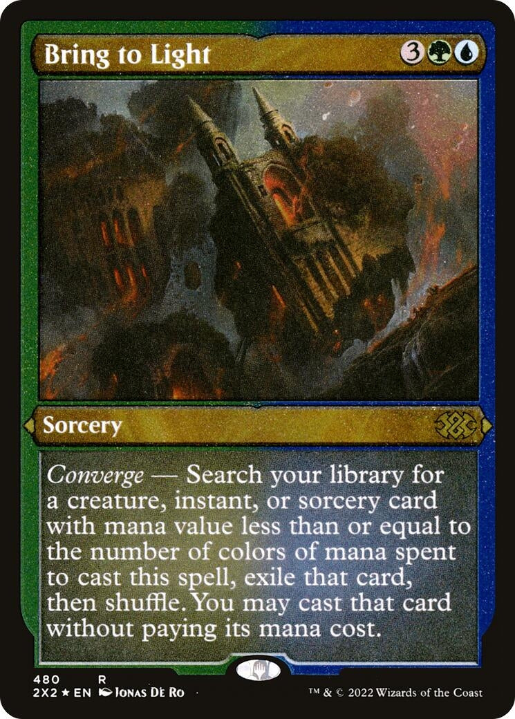 Image for Bring to Light (Foil Etched) (480) [Double Masters 2022] - Magic: The Gathering